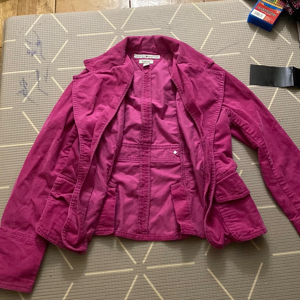 Tommy Hilfiger Pink Denim Jacket (Size M)